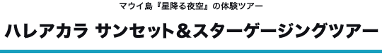 マウイ島『星降る夜空』の体験ツアー